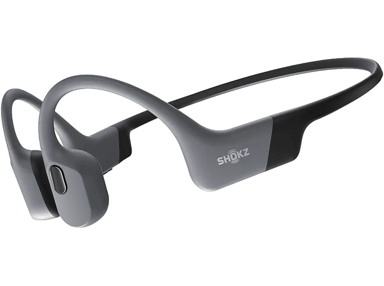 Auriculares conducción ósea - Shokz OpenSwim Pro, Banda para el cuello, Bluetooth/MP3, Carga por USB-C, IP68, Gris