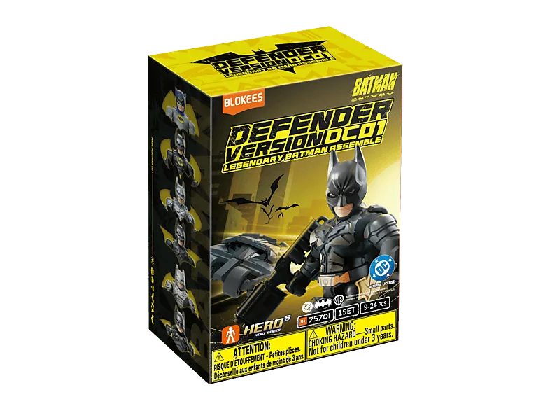 Figura - Caja Sorpresa Defender Version Batman DC01: Made in Gotham City