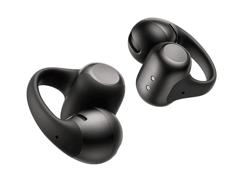 Auriculares conducción de aire - Shokz OpenDots 2, 40h Autonomía, Dolby Audio, Open-Ear, IP57, 3 Micrófonos, Negro