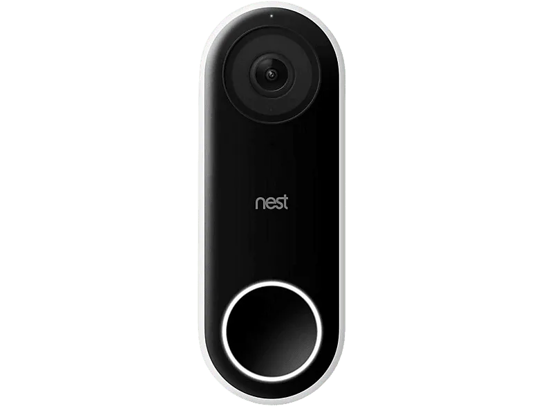 Timbre inalámbrico con vídeo - Google Nest Hello, Vídeo Doorbell, Wifi, Visión nocturna, Infrarrojos