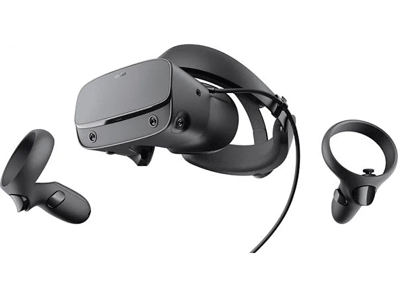 Gafas de realidad virtual - Facebook OCULUS Rift S, Controles Oculus Touch, Diadema Halo, Negro