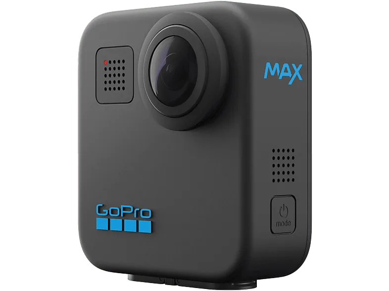 Cámara deportiva - GoPro MAX, 5K, 360º, 1.69", Sumergible hasta 5m, Negro