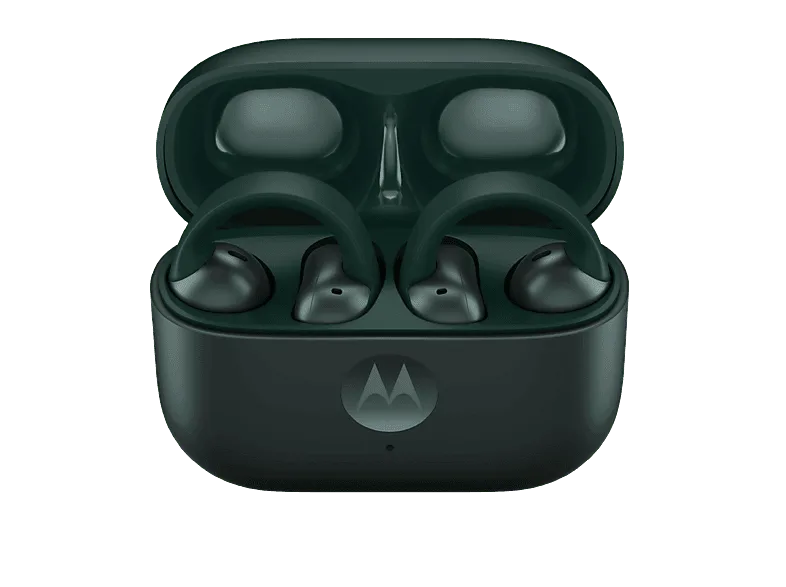 Auriculares conducción de aire - Motorola Buds Loop, Intraurales, Bluetooth, Sound by Bose, Trekking green