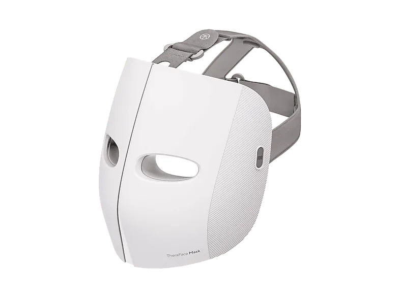Máscara LED - Therabody TheraFace Mask, Para Cara, 120 min Autonomía, 648 Luces, Inalámbrico, Vibración, Blanco