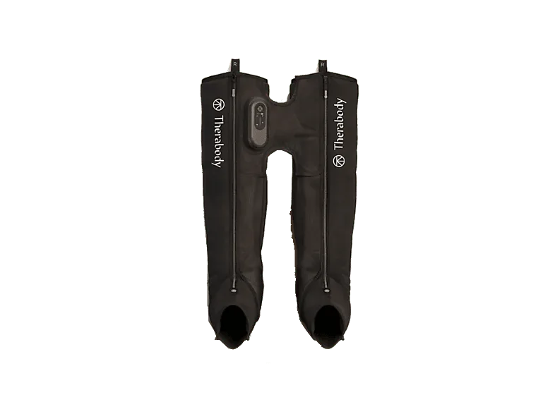 Botas presoterapia - Therabody JetBoots Prime, Piernas, Talla Pequeña, Autonomía 180 min, Longitud de la pierna: 68-81 cm, Negro