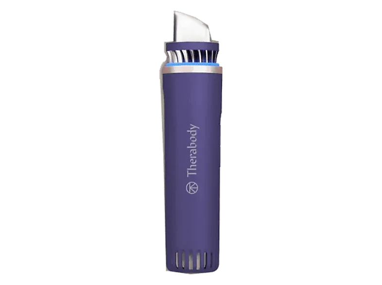 Masajeador facial - Therabody TheraFace Depuffing Wand, Para Cara, 38 min Autonomía, Frío y Calor, Reduce Bolsas, Realza Brillo, Índigo