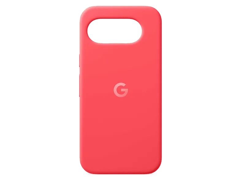 Funda móvil - Google Pixel 10a, Silicona y policarbonato, Frambuesa