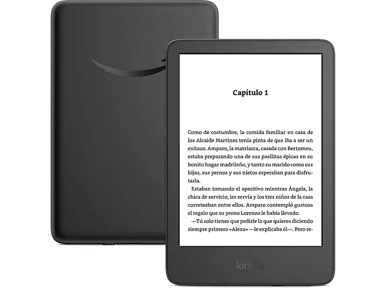 eBook - Amazon Kindle (2024), 6" HD 300ppp, 16 GB Memoria, 8 semanas autonomía, USB-C, Black