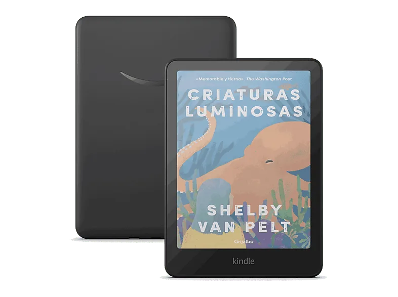 eBook - Amazon Kindle Colorsoft, 7.05", 16 GB Capacidad, 150ppi a color, Luz cálida ajustable, USB-C, Negro