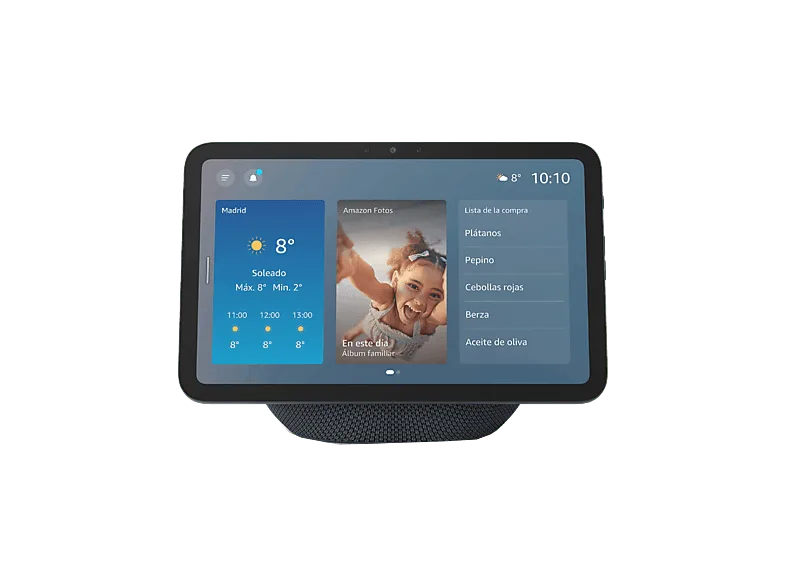 Altavoz inteligente - Amazon Echo Show 8, Pantalla Táctil HD 8,7", Cámara de 13MP, Audio Espacial, Graphite