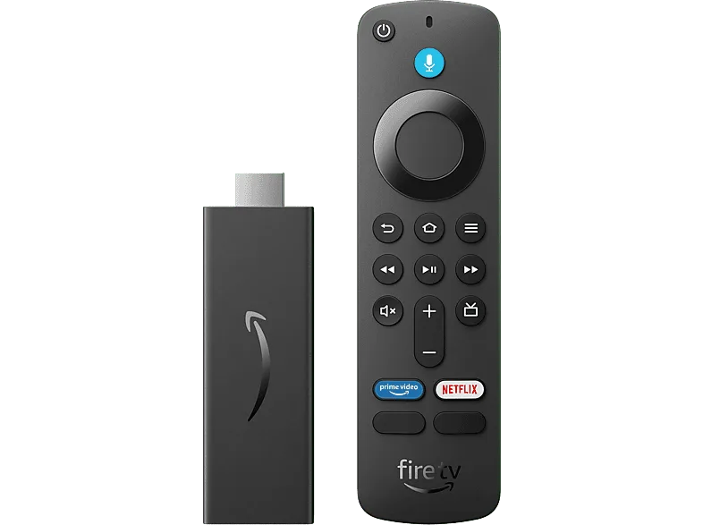 Reproductor multimedia - Amazon Fire TV Stick HD 2024, Mando por voz Alexa, Controles de Hogar digital y reproducción en streaming HD, Negro