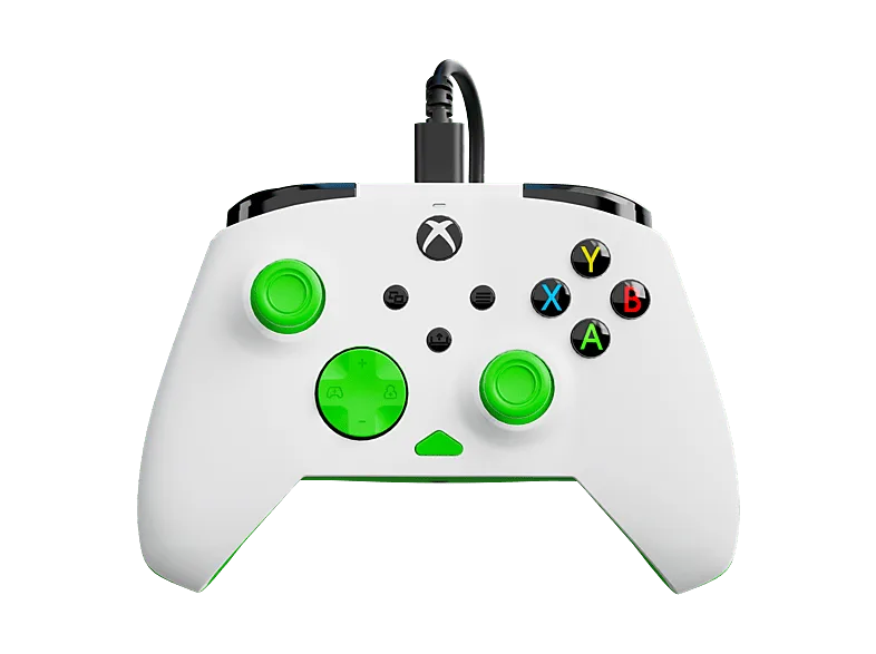Mando Xbox - Turtle Beach Rematch™ Core, Cable, Series X S, One y Windows 10/11, Blanco/Verde