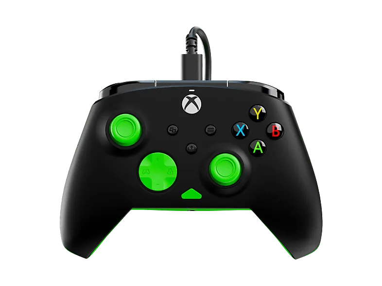 Mando Xbox - Turtle Beach Rematch™ Core, Cable, Series X S, One y Windows 10/11, Negro/Verde