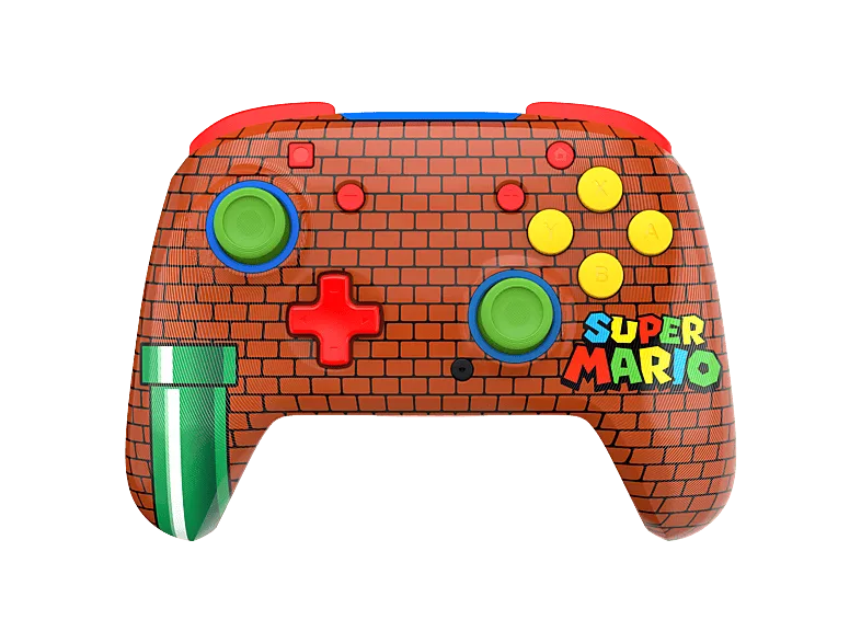 Mando Nintendo Switch - Turtle Beach Rematch™ Ladrillos de Mario, Switch, Inalámbrico, 40h Autonomía, Negro/Verde (imagen 1 de 3)