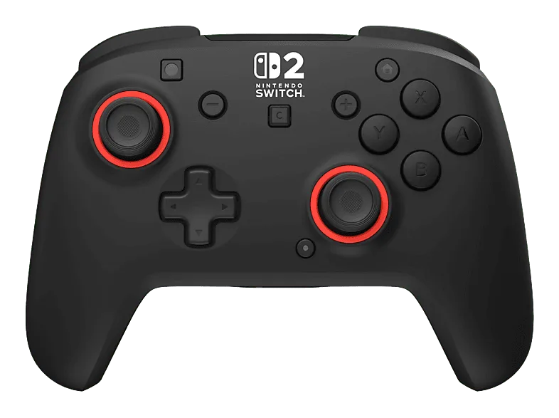 Mando Nintendo Switch 2 - Turtle Beach Rematch™ TBC-8105-05, Para Switch, Inalámbrica, Hasta 40h, Bluetooth, Sticks TMR, Alcance 9m, Negro