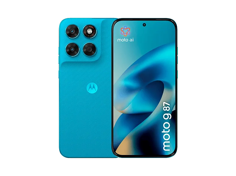 Móvil - motorola moto g87, Blue Atoll, 256 GB, 8 GB RAM, 6.78" Extreme AMOLED, MediaTek Dimensity 6400, 5200 mAh