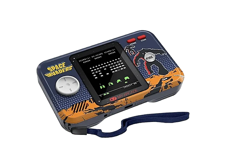 Consola retro portátil - My Arcade Pocket Player Pro Space Invaders + Travel Case