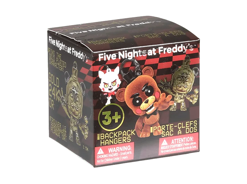 Llavero - Magicbox Five Nights at Feddy's Backpack Hangers S2, Colgadores de mochila, 5.5 cm alto, Caja con figura sorpresa