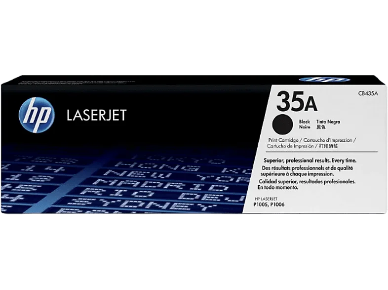 Tóner - HP 35A LaserJet, Negro, CB435A (imagen 1 de 3)