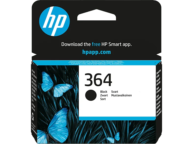 Cartucho de tinta - HP 364, 250 páginas, Negro (imagen 1 de 3)