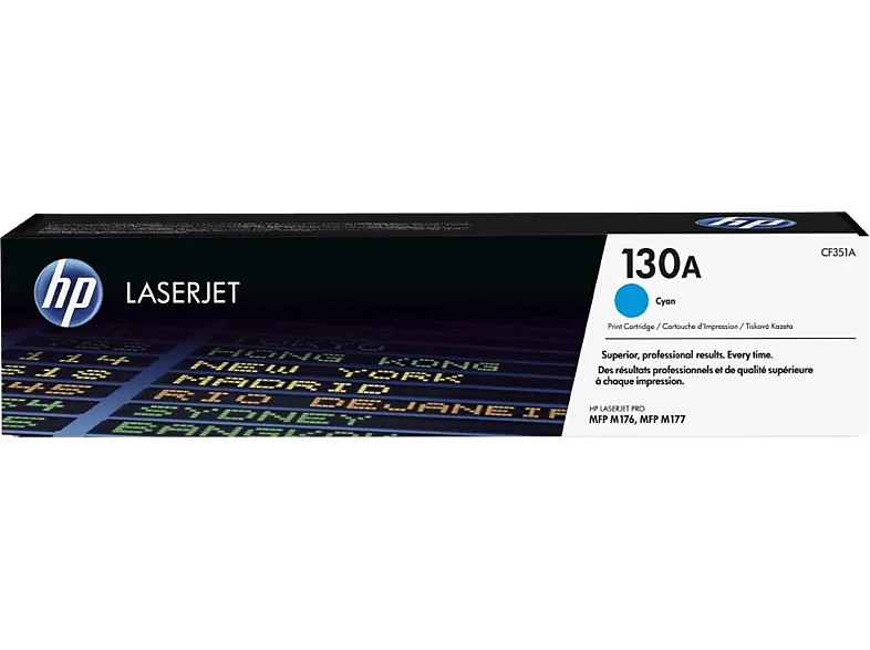 Tóner - HP 130A LaserJet, Cián, CF351A (imagen 1 de 3)