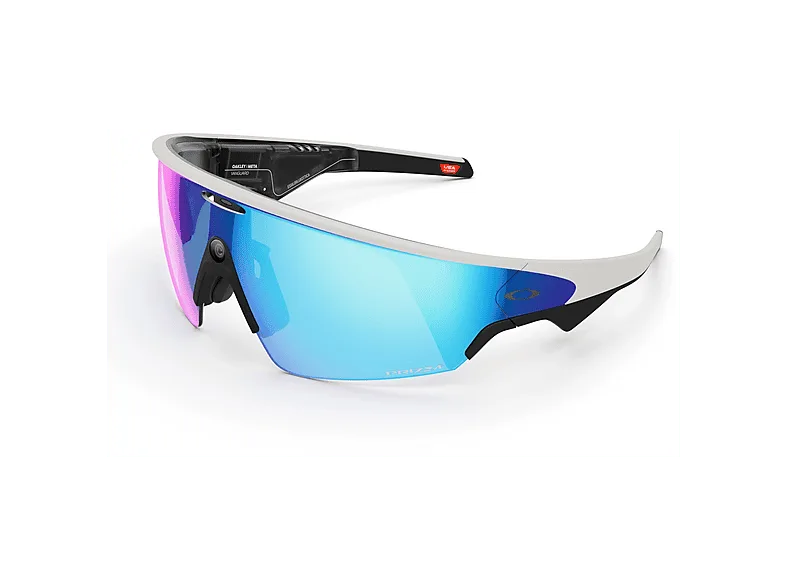 Gafas IA - Meta Oakley Vanguard, Cámara Sony Ultra gran angular 12 MP, Blanco y lentes en zafiro