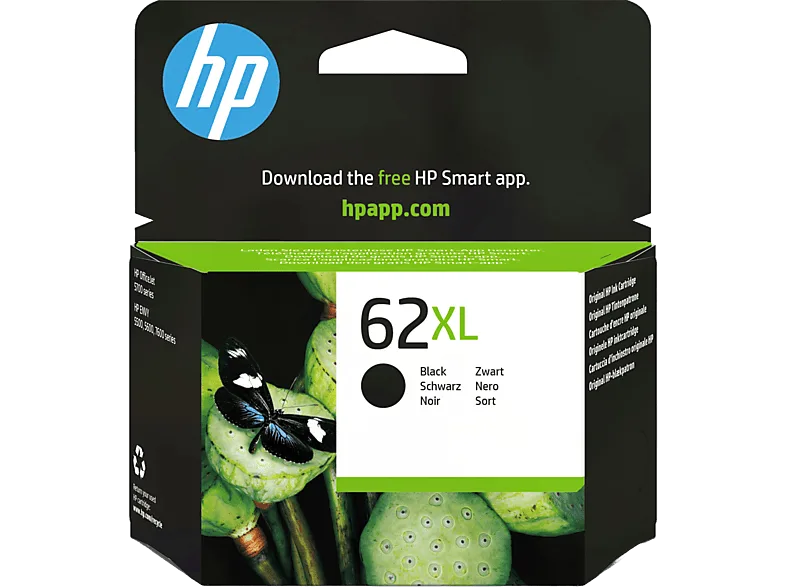 Cartucho de tinta - HP 62 XL, Negro, C2P05AE (imagen 1 de 3)