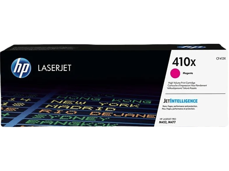 Tóner - HP 410X LaserJet, Magenta, CF413X – Magenta