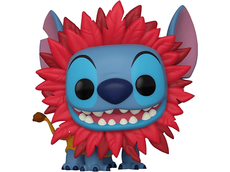 Figura Funko Pop! - Lilo and Stitch. Stitch Costume: Simba, 10 cm, Vinilo