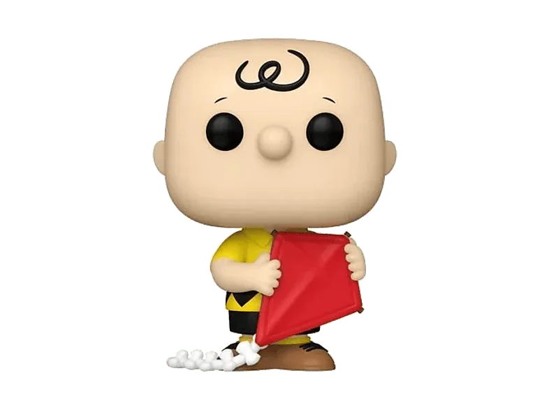 Figura Funko Pop! - Television: Peanuts Charlie Brown with kite, 9 cm, Vinilo