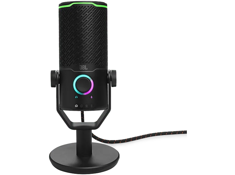 Micrófono gaming - JBL Quantum Stream Studio, 50 16.000 Hz, Condensador Cardioide, 37±3 dB, Negro
