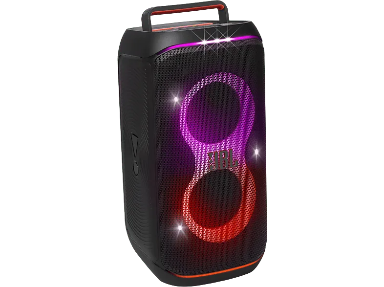 Altavoz de gran potencia - JBL PartyBox Club 120, Portátil para fiestas, Asa plegable, Bluetooth, Resistente salpicaduras, Autonomía 12h, 160W, Negro
