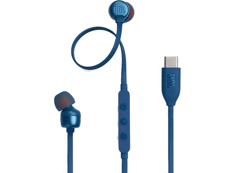 Auriculares de botón - JBL TUNE 310 USB-C, Intraurales, Azul (imagen 1 de 3)