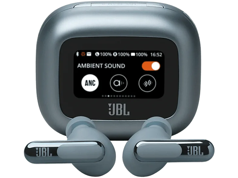 Auriculares True Wireless - JBL Live Beam 3, 48 h Autonomía, Conexión Multipunto, IP55, Cancelación de ruido, Sonido Espacial, Azul – Azul