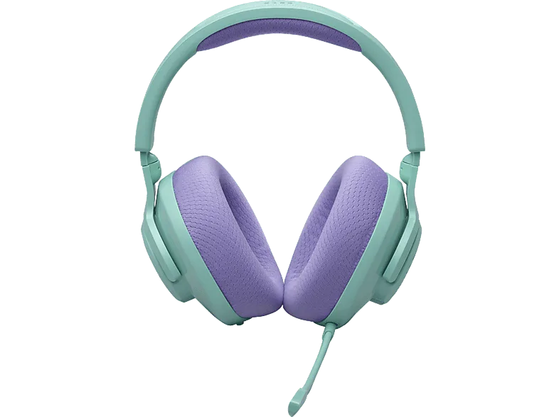 Auriculares gaming - JBL Quantum 360 Wireless, QuantumSURROUND Sound, Bluetooth, Autonomía 22h, Micrófono, Cyan