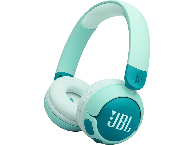 Auriculares infantiles - JBL Junior 320BT, Supraaurales, sonido inocuo 85db, Control parental, Micrófono, Diseño plegable, Autonomía 50h, Verde – Verde