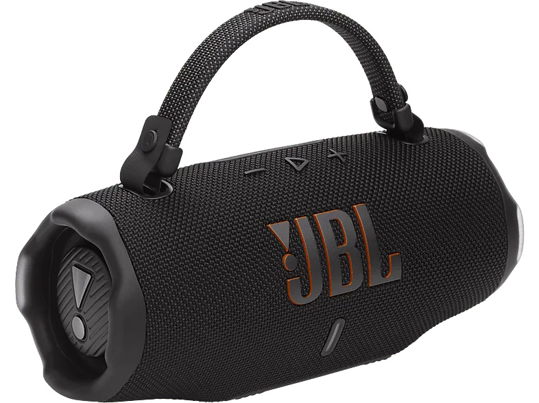Altavoz bluetooth - JBL Charge 6, 45 W, Bluetooth, Hasta 24 horas + 4 con Playtime Boost, Resistente a golpes, agua y polvo, Negro