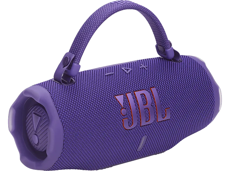Altavoz bluetooth - JBL Charge 6, 45 W, Bluetooth, Hasta 24 horas + 4 con Playtime Boost, Resistente a golpes, agua y polvo, Morado – Morado
