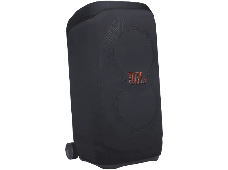 Funda altavoz - JBL PartyCover Stage 320, Para PartyBox Goma de estireno butadieno y tejido punto poliéster doble cara, Negro