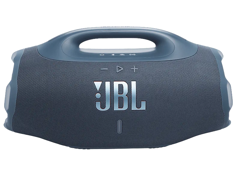Altavoz inalámbrico - JBL Boombox 4, 210 W, AI Sound Boost, Bluetooth, 28 h Autonomía, Resistencia agua IP68, Azul