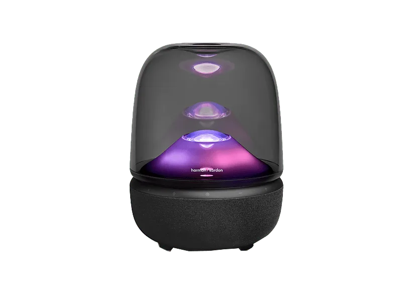Altavoz bluetooth - Harman Kardon Aura Studio 5, 160 W, Iluminación Ambiental, Negro