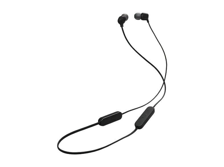 Auriculares de botón - JBL Tune 135BT, Intraurales, Inalámbrico, Bluetooth, 25h Autonomía, Micrófono Incoporado, IPX4, Negro – Negro