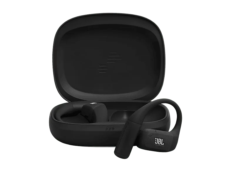 Auriculares conducción de aire - JBL Endurance Zone, Autonomía 32 h, IP68, OpenSound, 4 micrófonos, Negro/Gris