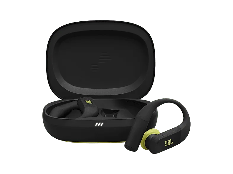 Auriculares deportivos - JBL Endurance Peak 4, Intraurales, Bluetooth, 48h Autonomía, 6 Micrófonos, Cancelación de Ruido Adaptativa, Negro/Lima