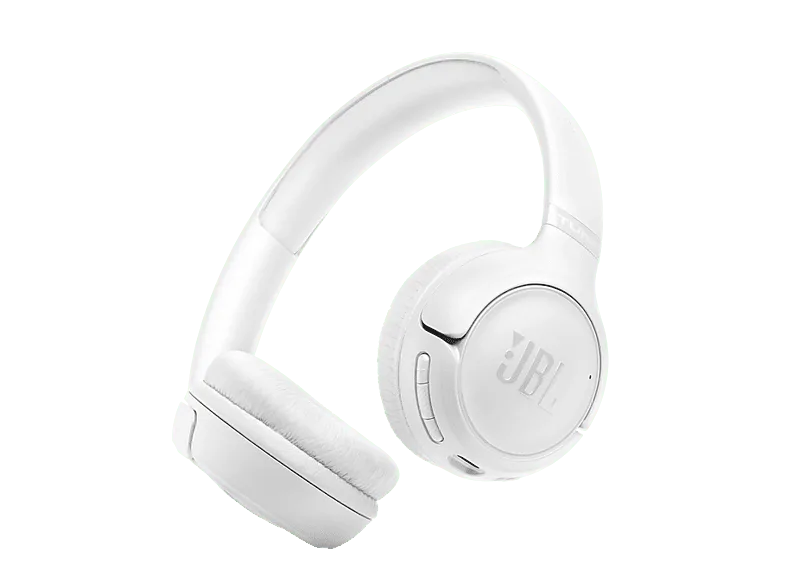 Auriculares inalámbricos - JBL Tune 530BT, Autonomía 76 h, Pure Bass, Plegables, Blanco (imagen 1 de 3)
