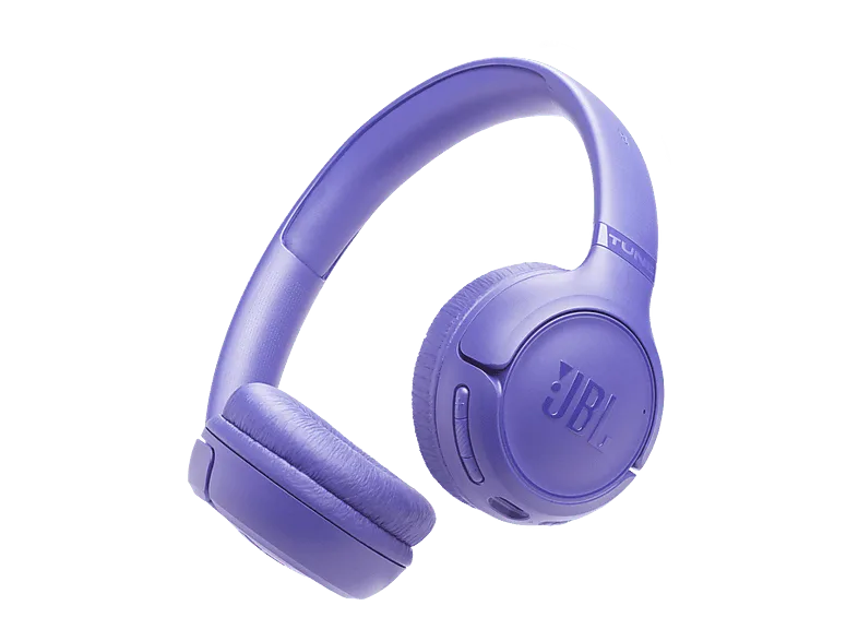 Auriculares inalámbricos - JBL Tune 530BT, Autonomía 76 h, Pure Bass, Plegables, Lavanda