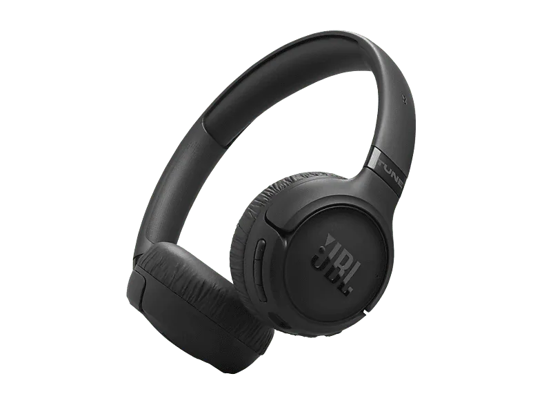 Auriculares inalámbricos - JBL Tune 680NC, Autonomía 76 h, Diadema, Bluetooth, Cancelación de ruido adaptativa con Smart Ambient, Plegables, Negro – Negro