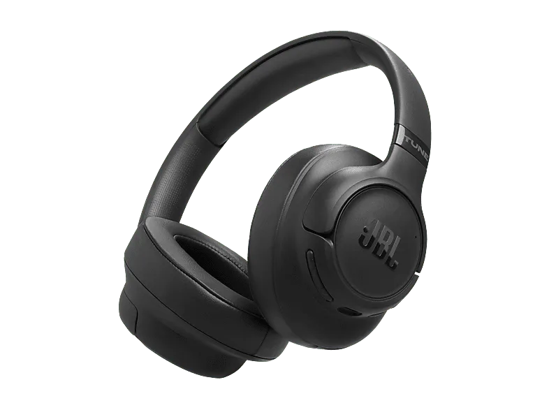 Auriculares inalámbricos - JBL Tune 780NC, Autonomía 76 h, Diadema, Circumaurales, Cancelación de ruido adaptativa con Smart Ambient, Plegables, Negro – Negro