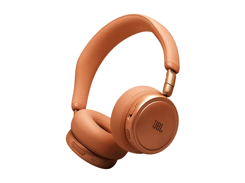 Auriculares inalámbricos - JBL LIVE 680 NC, Supraaurales, Diadema, Bluetooth, Cancelación activa de ruido (ANC), Autonomía 80 h, Naranja