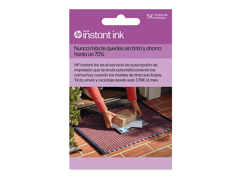 Servicio de suscripción impresión - HP Instant Ink, Recibe tus cartuchos automáticamente cuando los necesites (Formato físico)